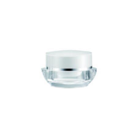 Acrylic Oval Cream Jar 15ml - VDA-15-D Lily Melody packaging
